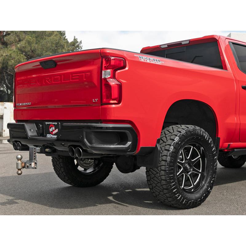 aFe Vulcan Series 3in 304 SS Exhaust Cat-Back w/ Black Tips 2019 GM Silverado/Sierra 1500 V8-5.3L-SR1 Performance