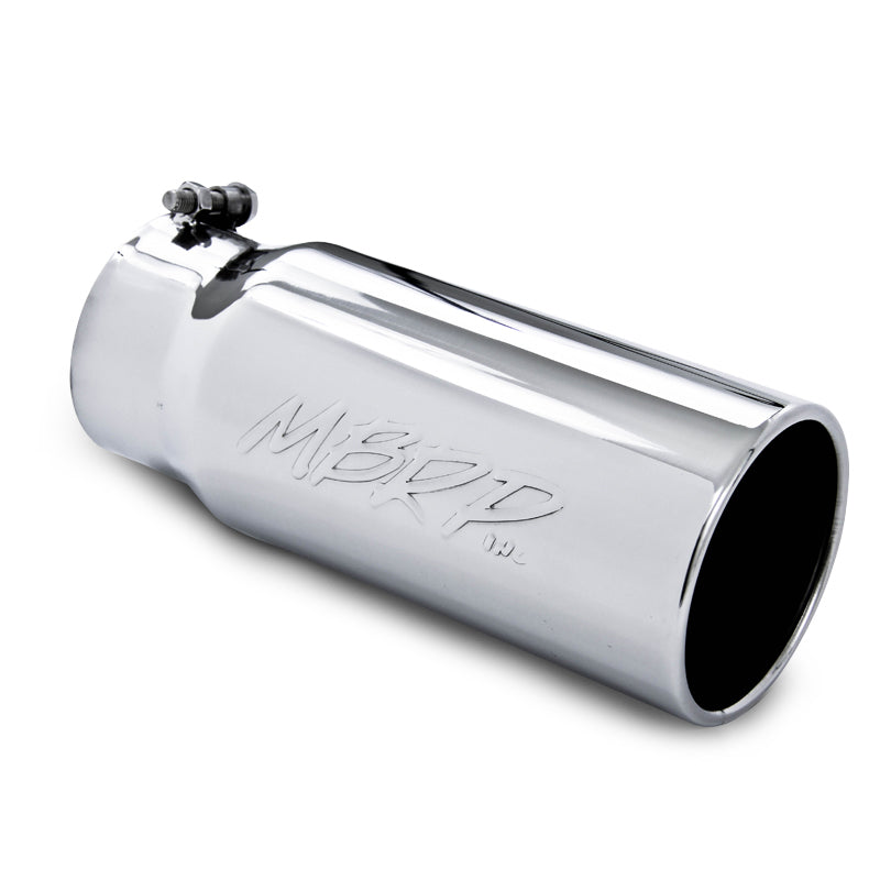 MBRP Universal Tip 5 O.D. Rolled Straight 4 inlet 12 length-SR1 Performance