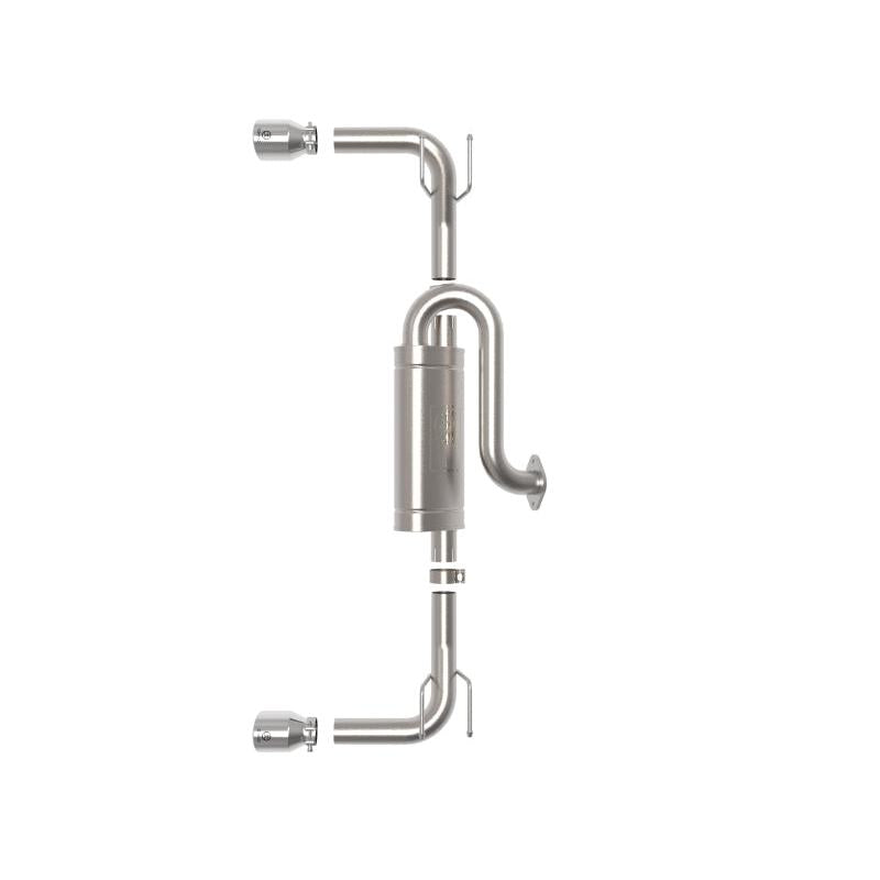 aFe 19-22 Mazda 3 L4 2.5L Takeda 3in to 2-1/2in 304 Stainless Steel Axle-Back Exhaust w/Polished Tip-SR1 Performance