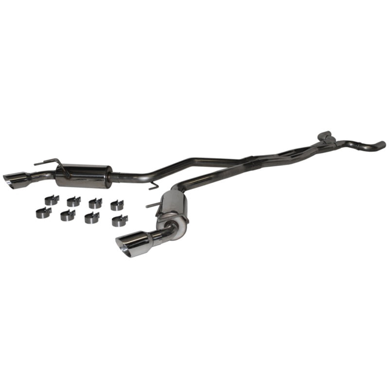 MBRP 2010 Chev Camaro V6 3.6L Dual Cat Back Round Tips (11 Conv. MUST purchase mbrpAD1710)-SR1 Performance