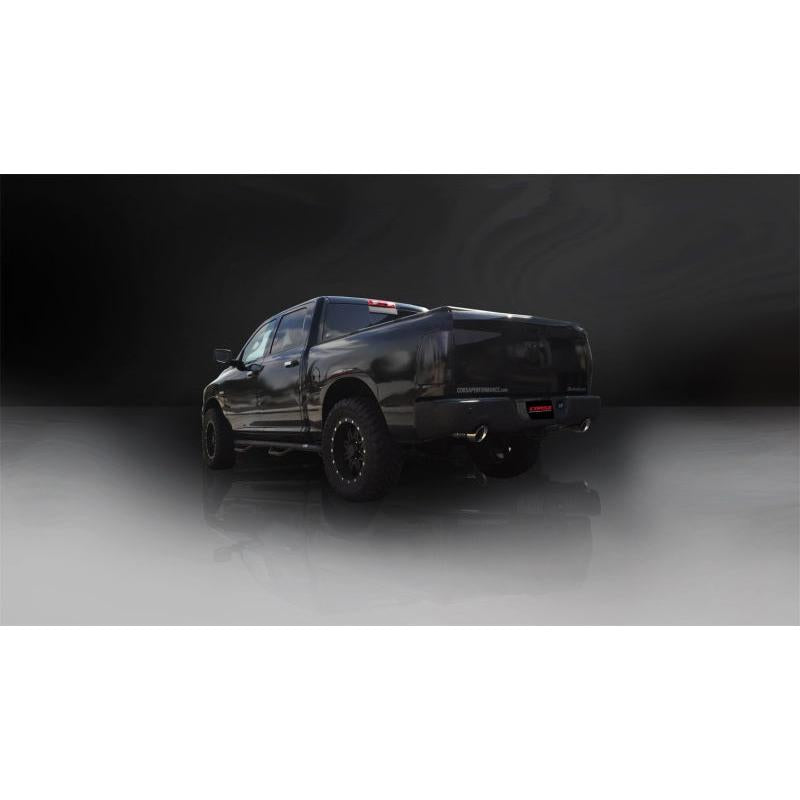 Corsa 2009-2018 Dodge Ram 1500 4.7L Quad/Crew Cab/Short Bed Polished Dual Exit Cat-Back Exhaust-SR1 Performance