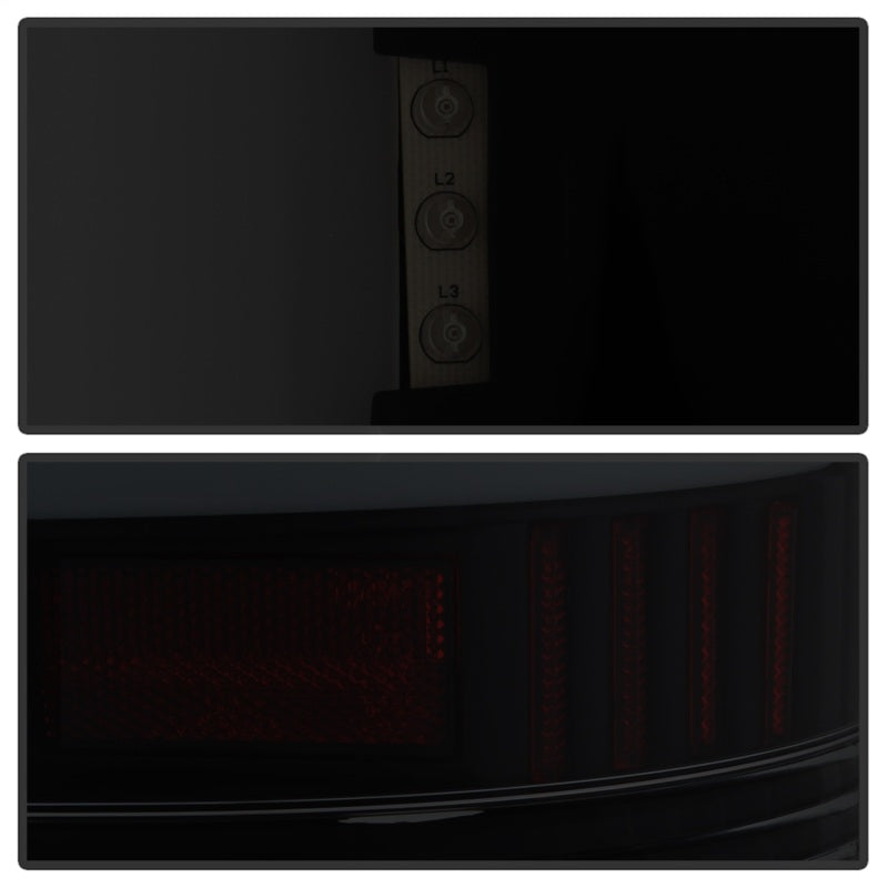 xTune 07-13 GMC Sierra 1500 LED Tail Lights - Black Smoke (ALT-ON-GS07-G2-LED-BSM)-SR1 Performance