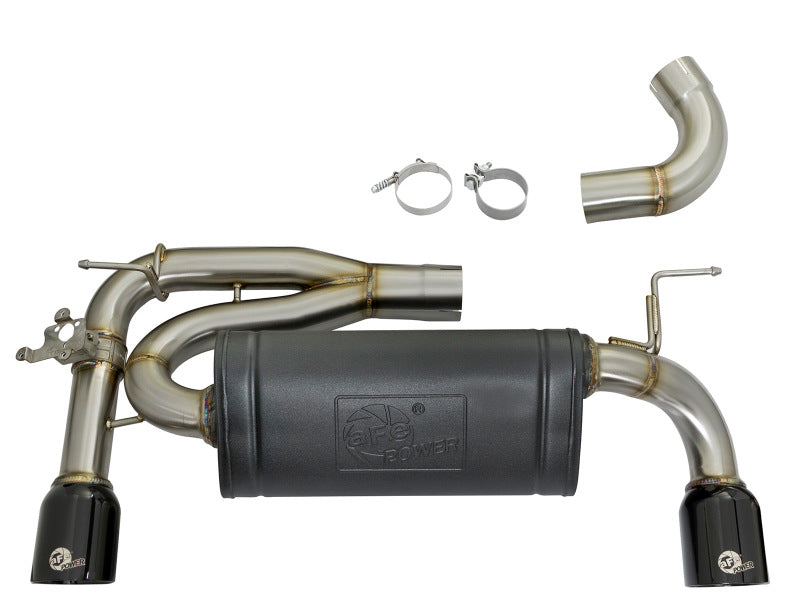 aFe MACHForce XP Exhausts Axle-Back 12-15 BMW 335i 3.0T (SS w/Black Tips)-SR1 Performance