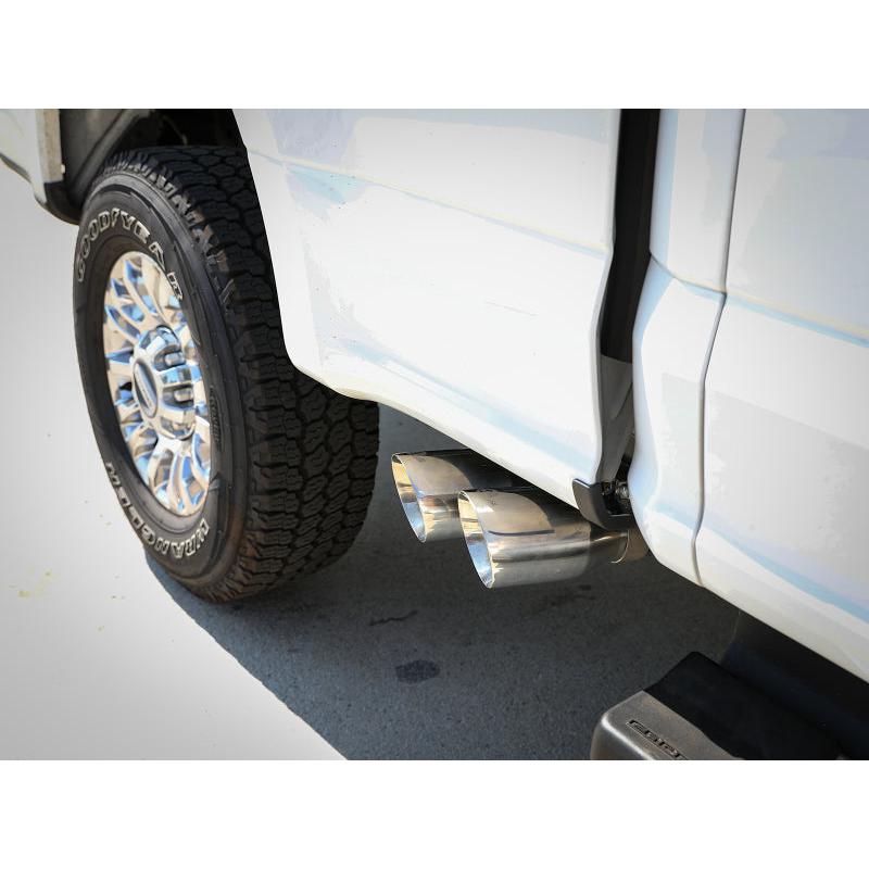 aFe Rebel Series 3in 409 SS Cat-Back Exhaust w/ Polish Tips 17-20 Ford F-250 V8 6.2L-SR1 Performance