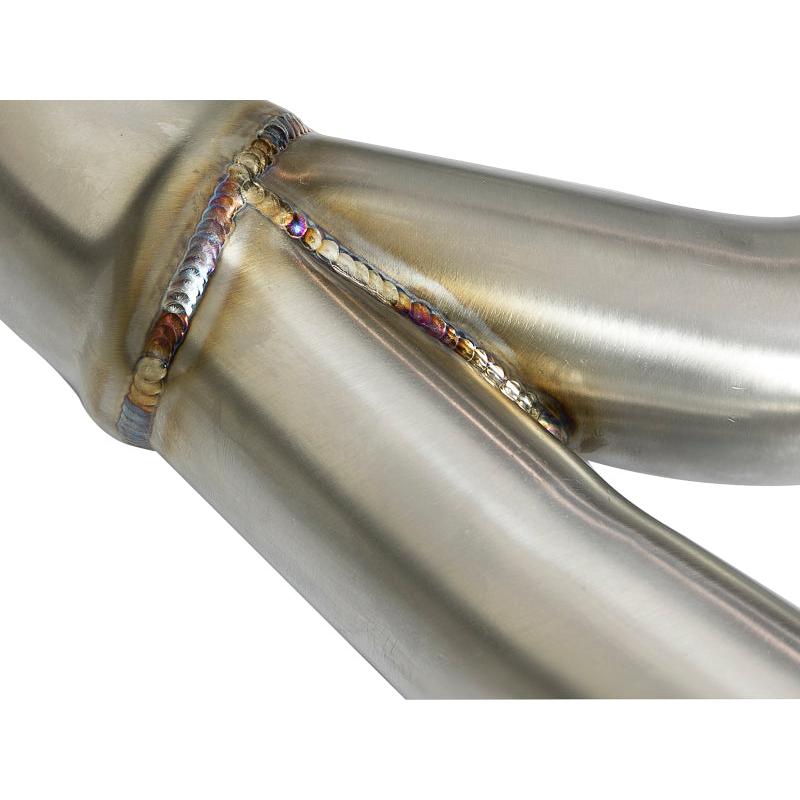 aFe MACH Force-Xp 2-1/2in Stainless Steel Axle Back Exhaust w/CF 15-19 BMW M3/M4 (F80/82/83)-SR1 Performance