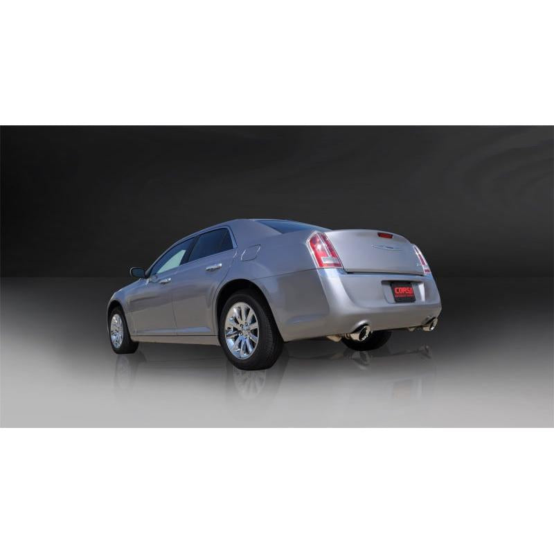 Corsa 2011-2013 Chrysler 300 R/T 5.7L V8 Polished Sport Cat-Back Exhaust-SR1 Performance