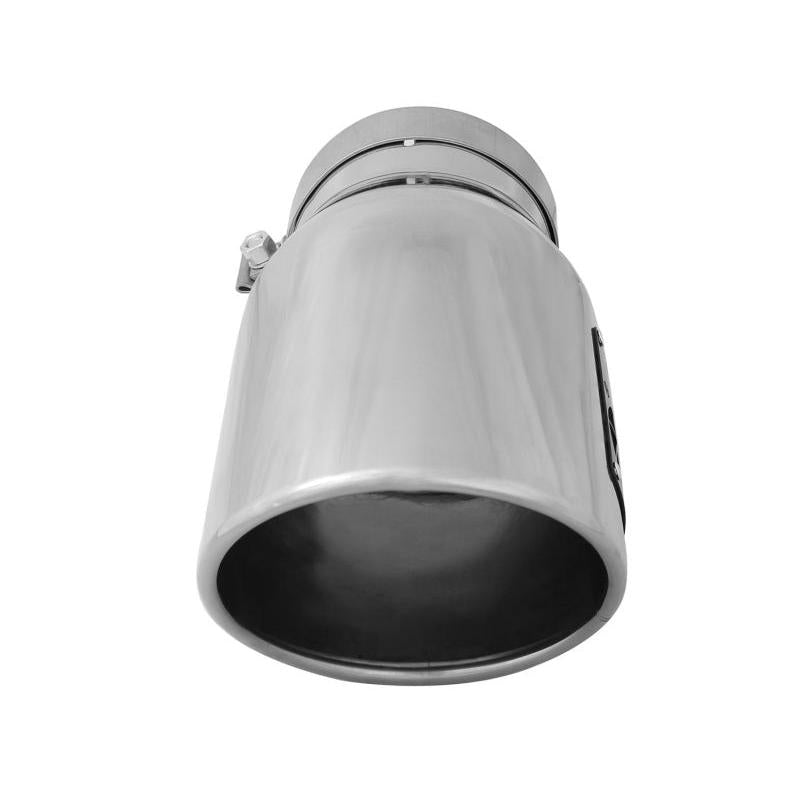 aFe Diesel Exhaust Tip Bolt On Black 5in Inlet x 7in Outlet x 12in - Right-SR1 Performance