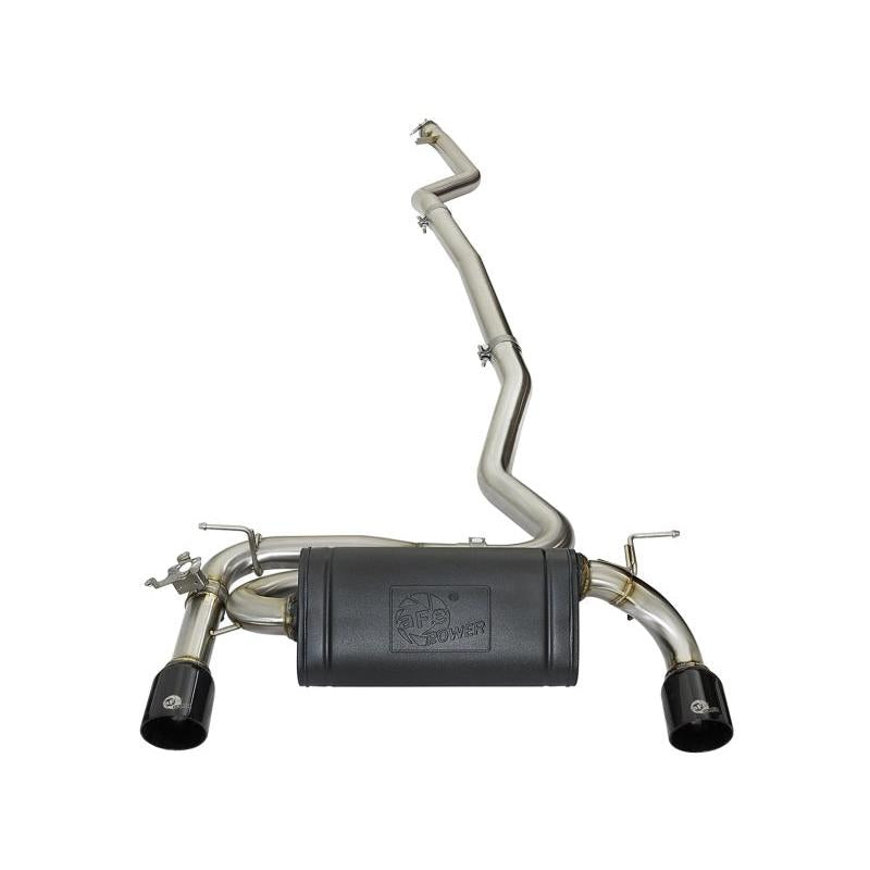 aFe MACHForce XP Exhausts Cat-Back SS 16-17 BMW 340i/iX 440i/iX (F3X) L6-3.0L (B58) w/Black Tips-SR1 Performance