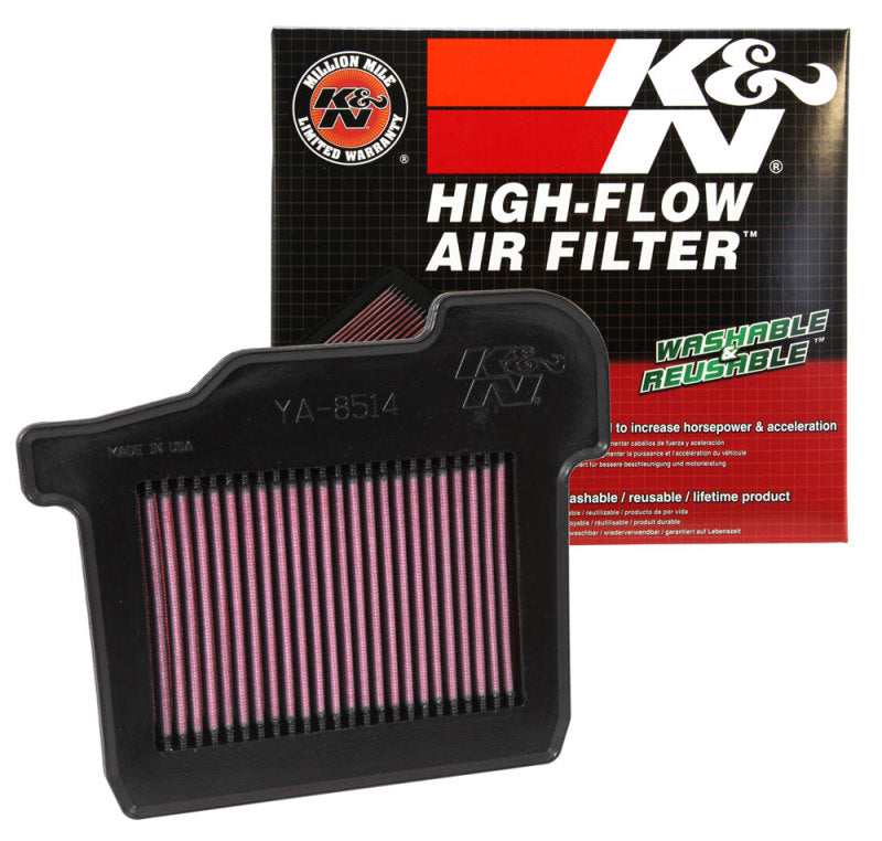 K&N Replacement Unique Panel Air Filter for 2014 Yamaha FZ-09/MT09 847-SR1 Performance