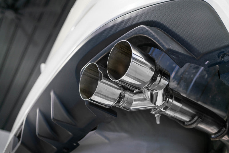 MBRP 15-19 Subaru WRX 2.0L/STI 2.5L 2.5in Dual Split Rear Exit w/ 3.5in CF Tips - T304-SR1 Performance