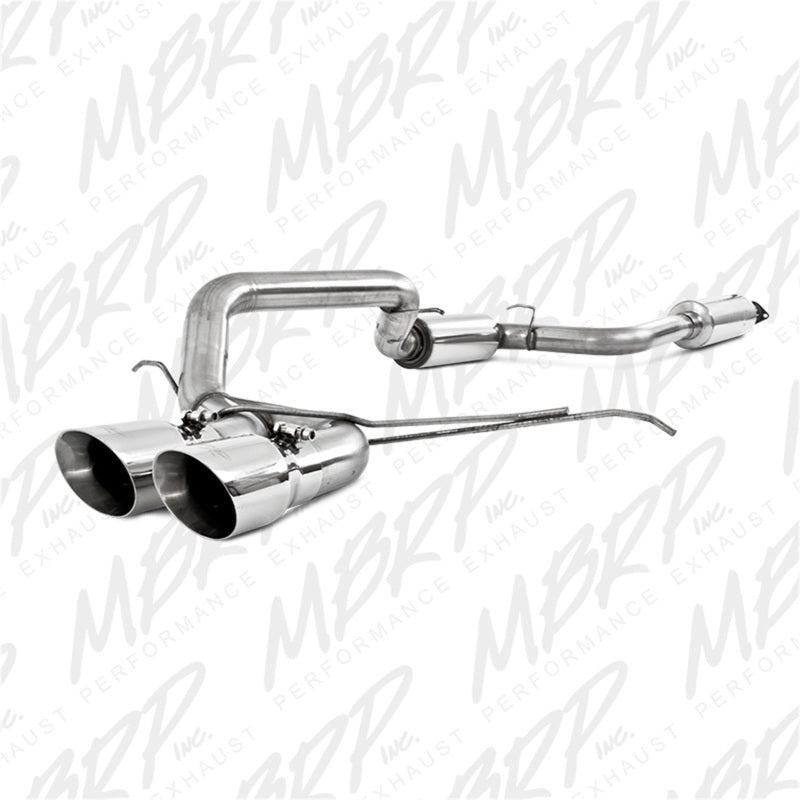 MBRP 13-14 Ford Focus ST 2.0L EcoBoost Dual Center Outlet T304 3in Cat Back-SR1 Performance