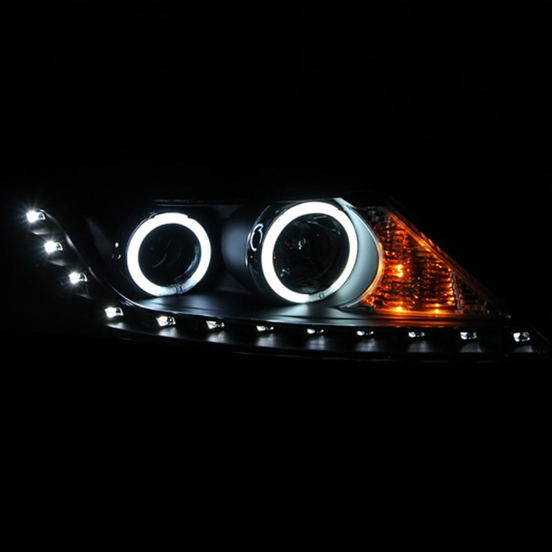 ANZO 2011-2013 Kia Sorento Projector Headlights w/ Halo Black (CCFL)-SR1 Performance