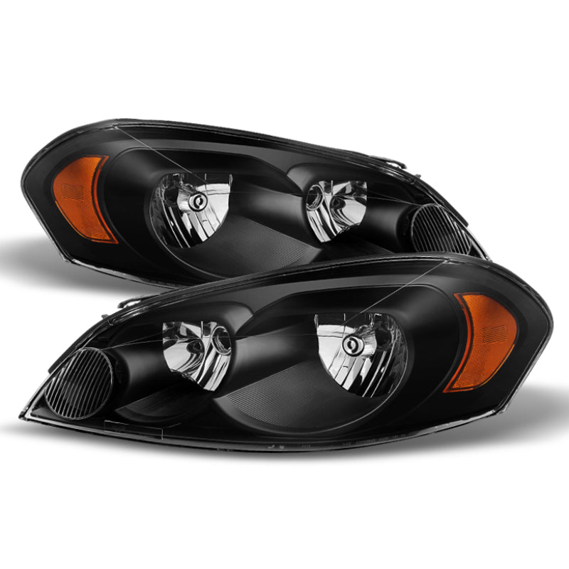 Xtune Chevy Impala 06-13 Monte Carlo 06-07 Crystal Headlights Black HD-JH-CIM06-AM-BK-SR1 Performance