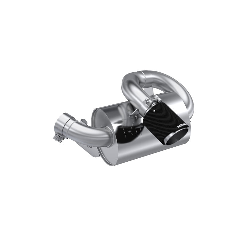 MBRP 21-22 Can-Am Commander 1000R Slip On Exhaust Center Exit - Performance Series-SR1 Performance