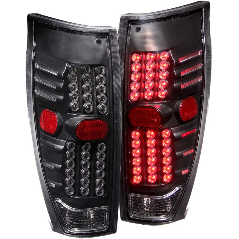 ANZO 2002-2006 Chevrolet Avalanche LED Taillights Black-SR1 Performance