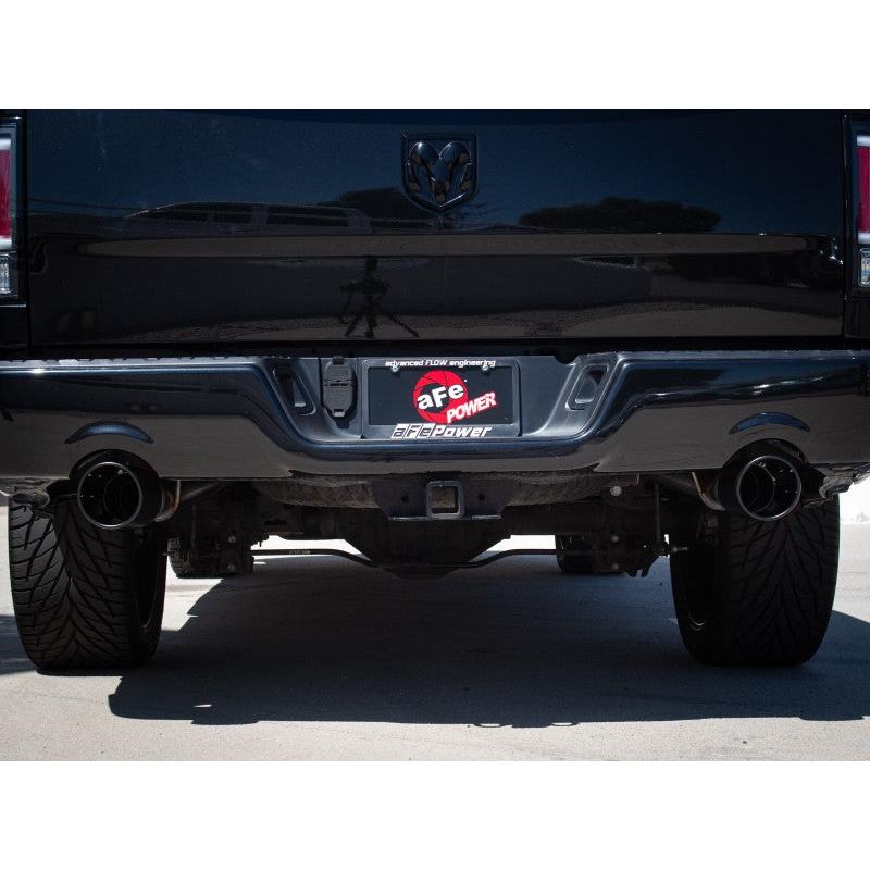 aFe 09-18 Ram 1500 V8 5.7L Hemi Gemini XV 3in 304 SS Cat-Back Exhaust w/ Black Tips-SR1 Performance