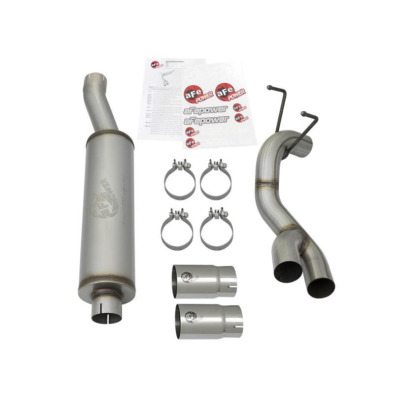 aFe POWER Rebel Series 3.5in 409 SS Cat Back Exhaust w/Pol Tips 14-17 RAM 2500/3500 V8-6.4L Hemi-SR1 Performance