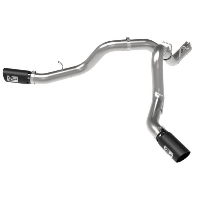 aFe Large Bore-HD 4in 409SS DPF-Back Exhaust System w/Black Tip 20 GM Diesel Trucks V8-6.6L (td) L5P-SR1 Performance