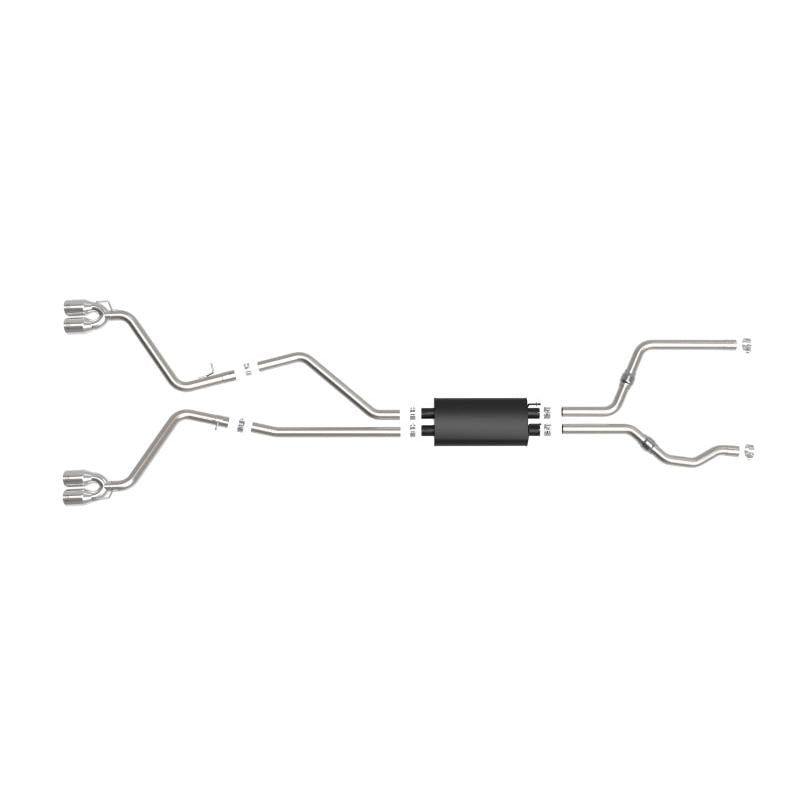 aFe MACH Force-Xp 2.5in. 304 SS C/B Exhaust 20-21 Ford Explorer V6-3.0L - Polished Tip-SR1 Performance