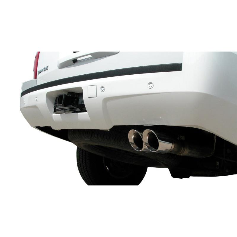 Corsa 2009-2014 Chevrolet Tahoe 5.3L V8 Polished Sport Cat-Back Exhaust-SR1 Performance