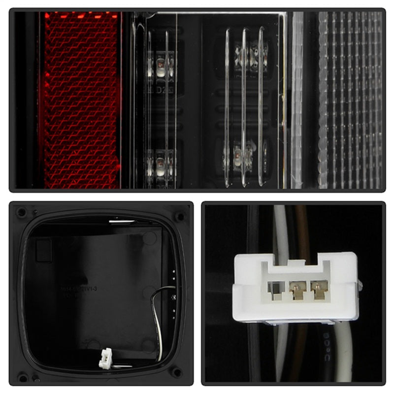 Spyder 21-23 Ford F150 (Halogen w/ Blind Spot) Full LED Tail Lights - Black (ALT-YD-FF15021HALBS-BK)-SR1 Performance