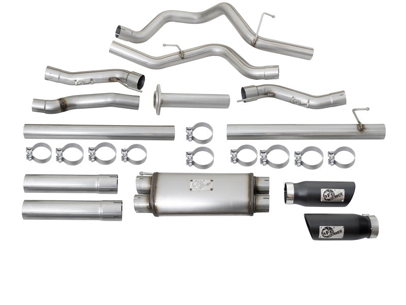 aFe MACHForce XP 3in 409-SS Exhaust Cat-Back 2017 Ford F-150 Raptor V6-3.5L (tt) w/ Black Tip-SR1 Performance