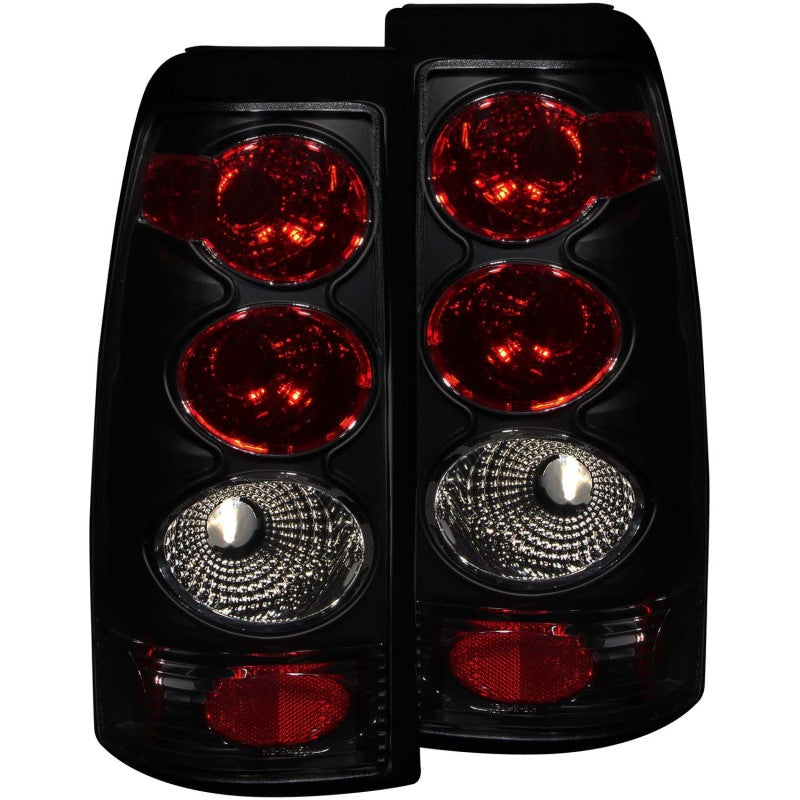 ANZO 1999-2002 Chevrolet Silverado 1500 Taillights Dark Smoke-SR1 Performance