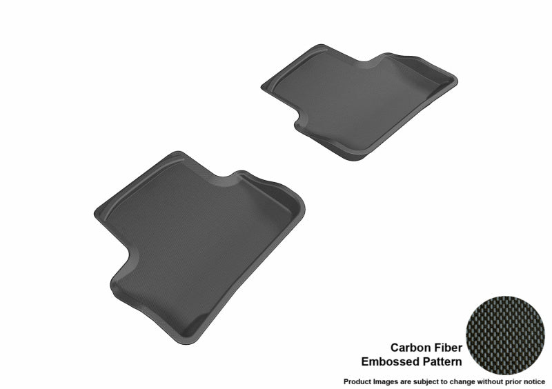 3D MAXpider 2005-2010 Chevrolet Cobalt Kagu 2nd Row Floormats - Black-SR1 Performance