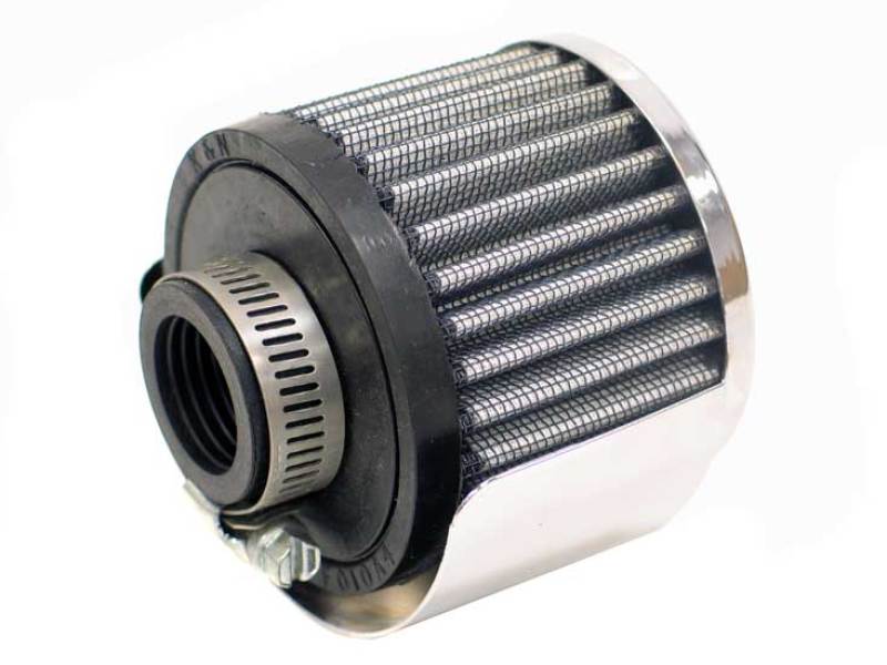 K&N 1in Flange ID x 3in OD x 2.5in Height Clamp On Crankcase Vent Filter-SR1 Performance