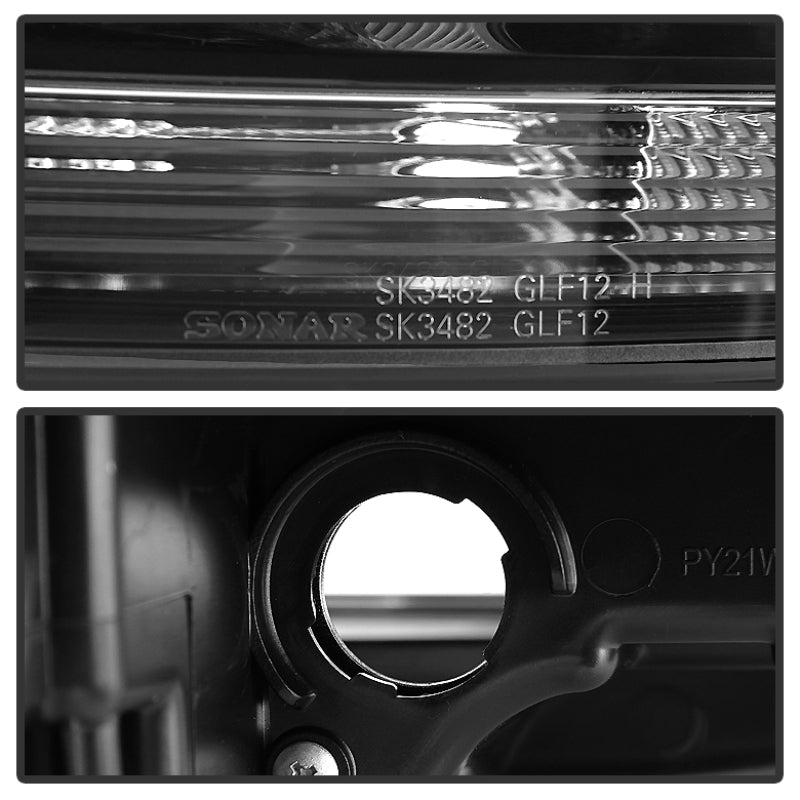 Spyder Volkswagen Golf VII 14-16 Projector Headlights DRL LED Blk Stripe Blk PRO-YD-VG15-BLK-DRL-BK-SR1 Performance