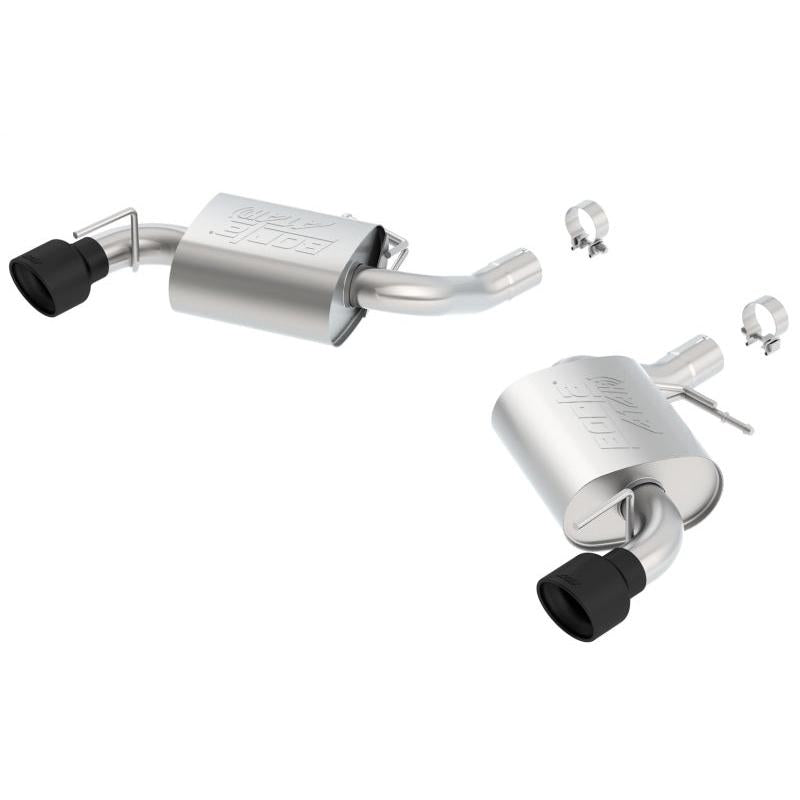 Borla 2016 Chevy Camaro SS V8 AT/MT ATAK Rear Section Exhaust w/o NPP Valves Ceramic Black-SR1 Performance