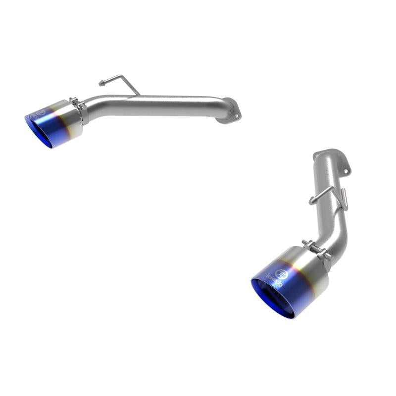 aFe 2023 Nissan Z V6-3.0L (tt) Takeda Stainless Steel Axle-Back Exhaust System w/ Blue Flame Tip-SR1 Performance