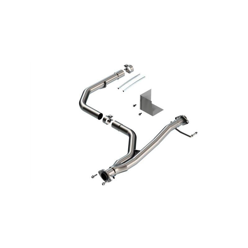 Borla 2021-2022 Toyota Tacoma 3.5L V6 T-304 Stainless Steel Y-Pipe - Brushed-SR1 Performance