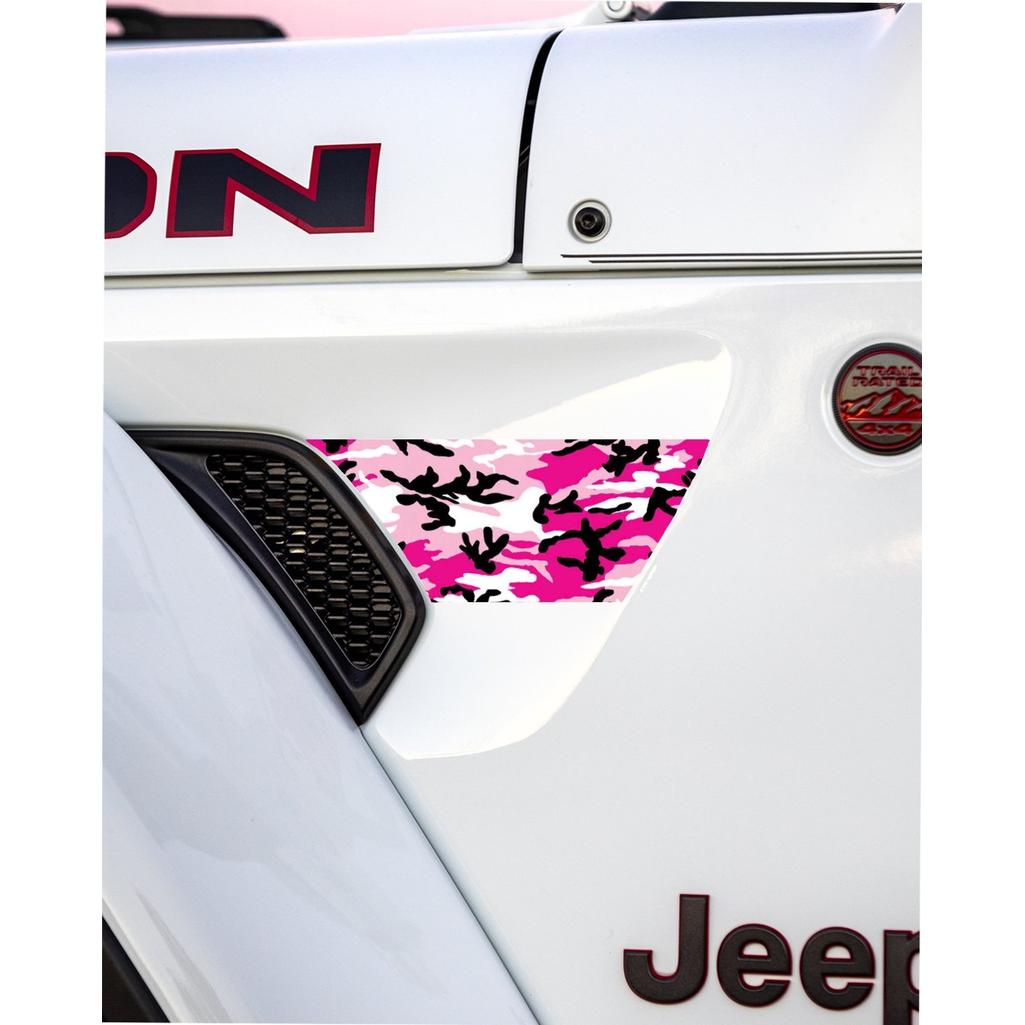 Fender Vent Decal Set | Camo - fits Wrangler JL & Gladiator JT