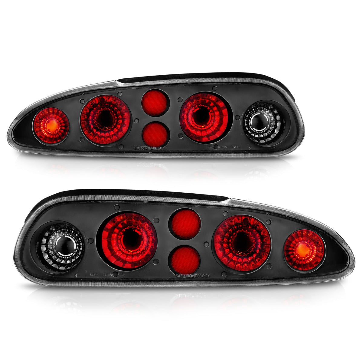CHEVY CAMARO 93-02 TAIL LIGHTS BLACK