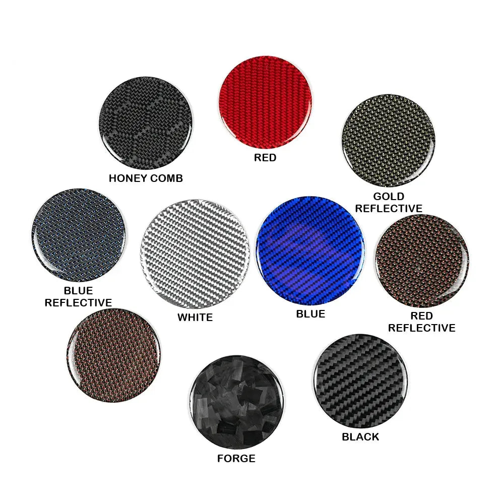 Carbon Fiber Door Speaker Trim Overlay for Ford Mustang 2015-2023 - carbonaddons Carbon Fiber Parts, Accessories, Upgrades, Mods