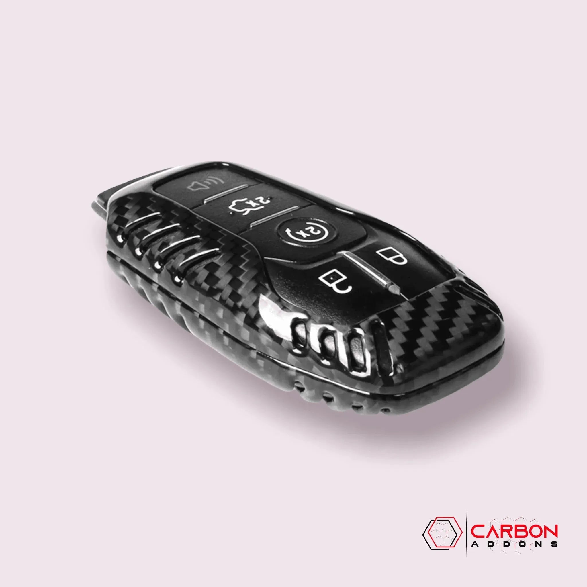 Carbon Fiber Key Fob Cover for 2015-2017 Ford Mustang - carbonaddons Carbon Fiber Parts, Accessories, Upgrades, Mods