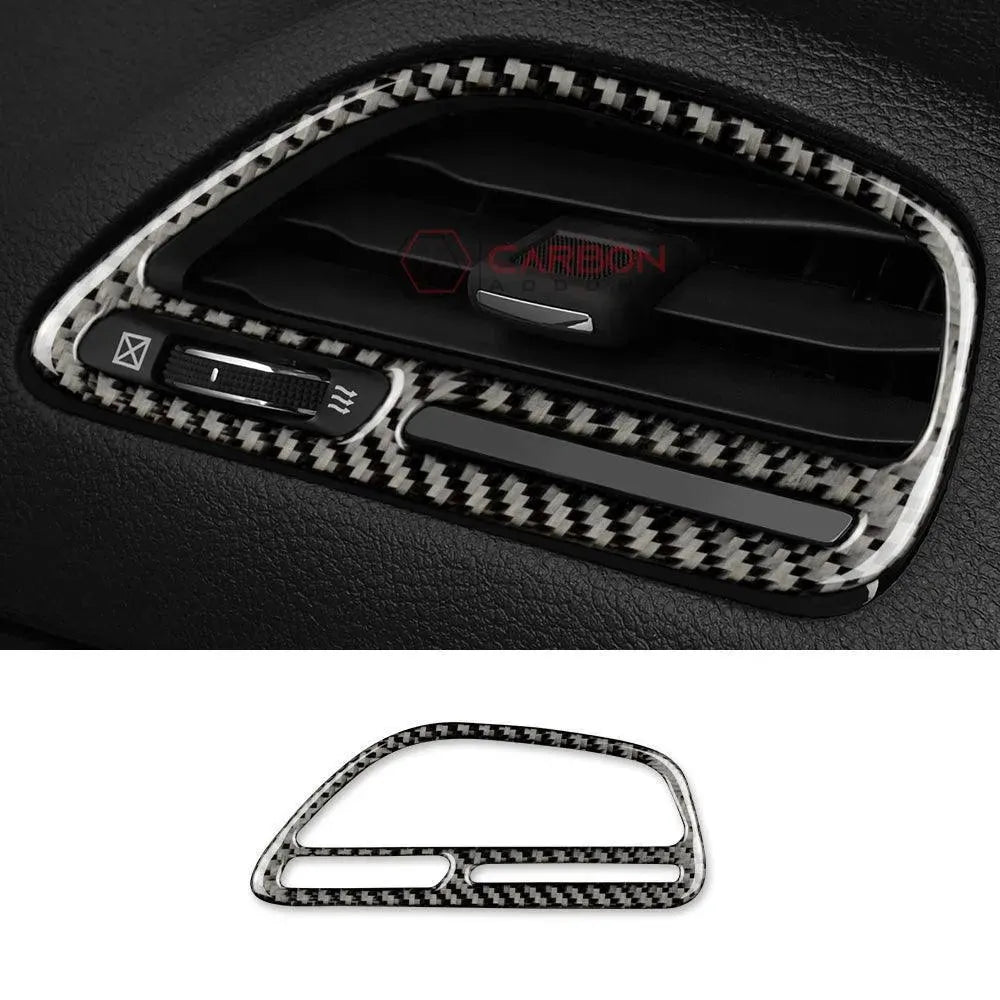 Carbon Fiber Passenger Air Vent Overlay for Dodge Challenger 2015-2023 - carbonaddons Carbon Fiber Parts, Accessories, Upgrades, Mods