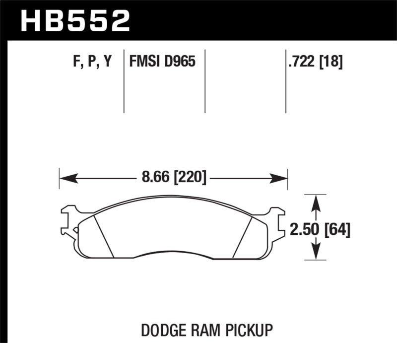 Hawk HPS Street Brake Pads-SR1 Performance