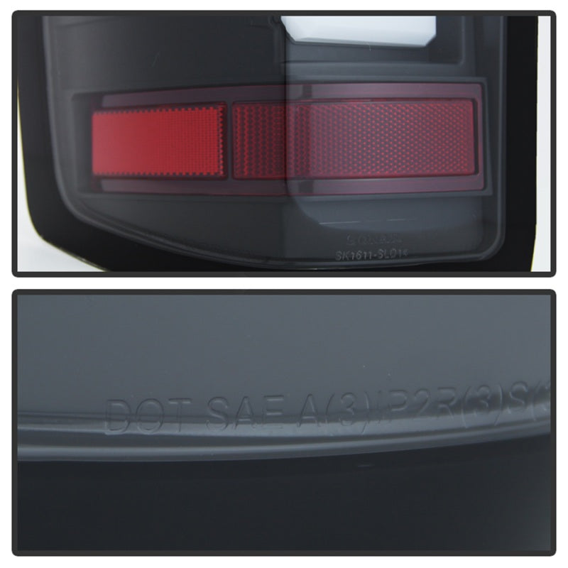 Spyder Chevy 1500 14-16 Light Bar LED Tail Lights Blk ALT-YD-CS14-LBLED-BK-SR1 Performance