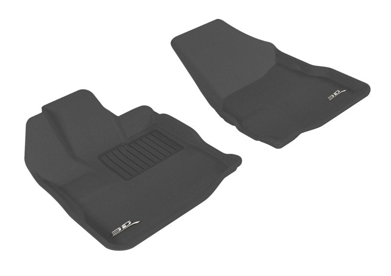 3D MAXpider 2010-2017 Chevrolet/GMC Equinox/Terrain Kagu 1st Row Floormat - Black-SR1 Performance