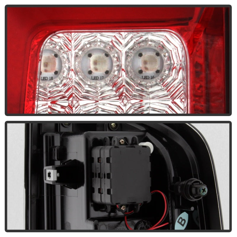 Spyder Chevy Colorado 2015-2017 Light Bar LED Tail Lights - Red Clear ALT-YD-CCO15-LED-RC-SR1 Performance