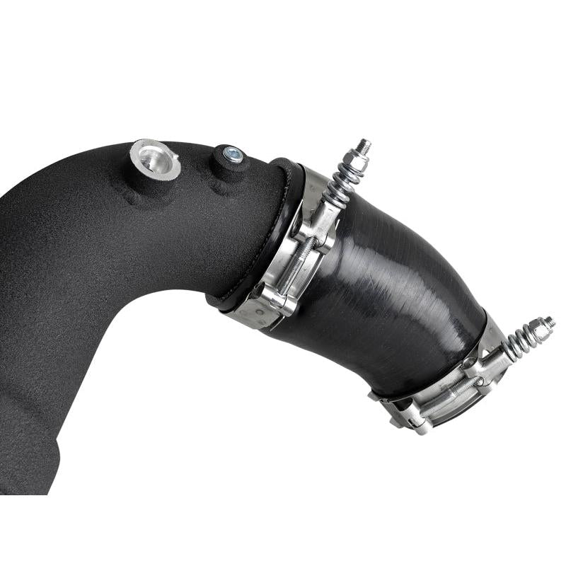 aFe Bladerunner 3.5in-3in Intercooler Cold Side Tube Black - 18-19 Ford F-150 V6-3.0L (td)-SR1 Performance