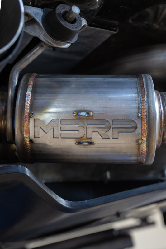 MBRP 20-24 Chevrolet Corvette C8 3in Active Cat Back Quad Split Rear Exit Exhaust w/ AFM Sims-SR1 Performance