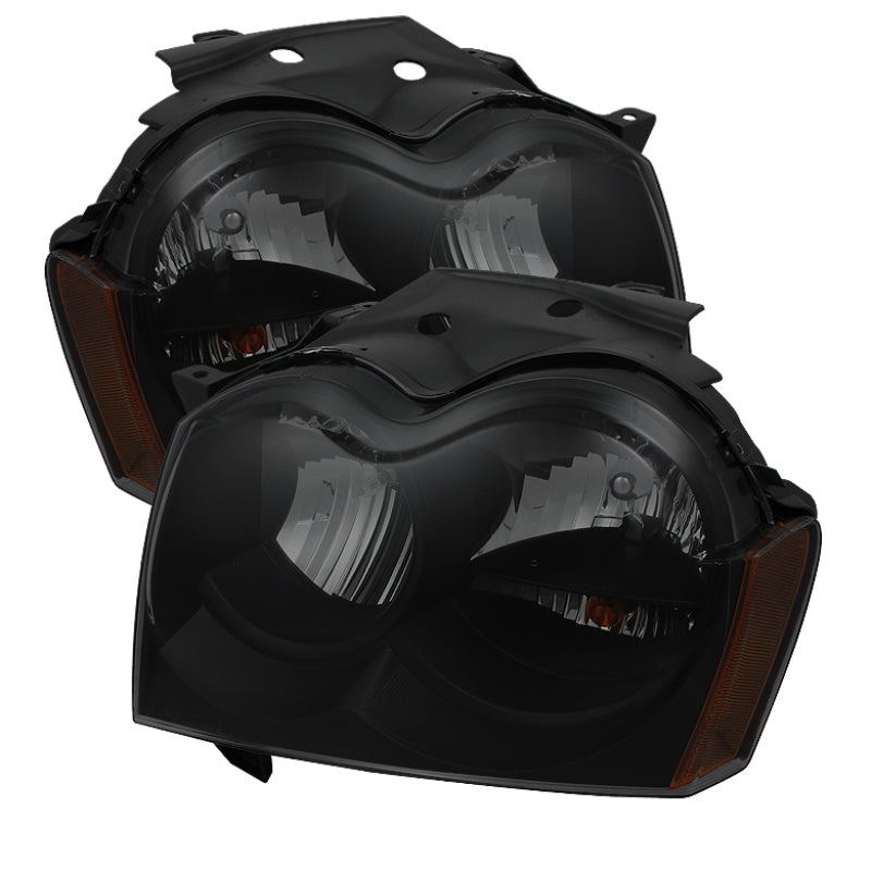 Xtune Jeep Grand Cherokee 05-07 Crystal Headlights Black Smoked HD-JH-JGC05-AM-BSM-SR1 Performance