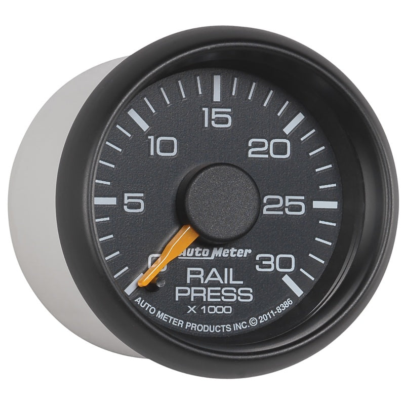Autometer Factory Match 52.4mm Digital Stepper Motor 0-30,000 PSI Diesel Fuel Rail Pressure Gauge-SR1 Performance
