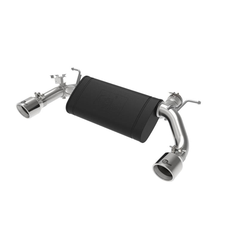 aFe MACHForce XP 3in to 2.5in 304 SS Axle-Back Exhaust w/ Polished Tips 14-16 BMW M235i-SR1 Performance