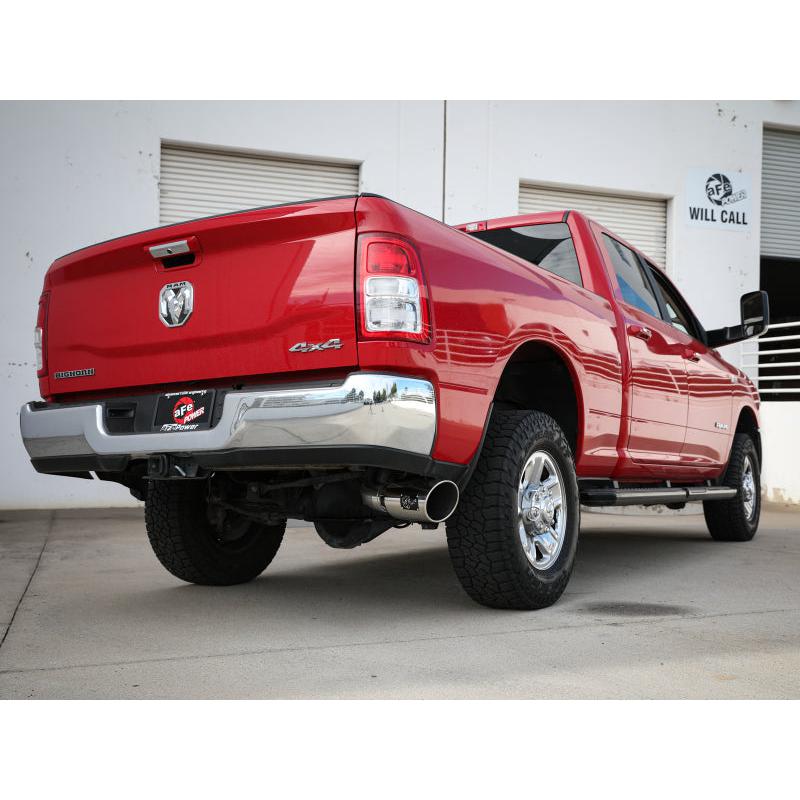 aFe MACHForce XP 4in Exhausts Cat-Back SS w/ Polished Tips 14-17 Dodge Ram 2500 V8-6.4L Hemi-SR1 Performance