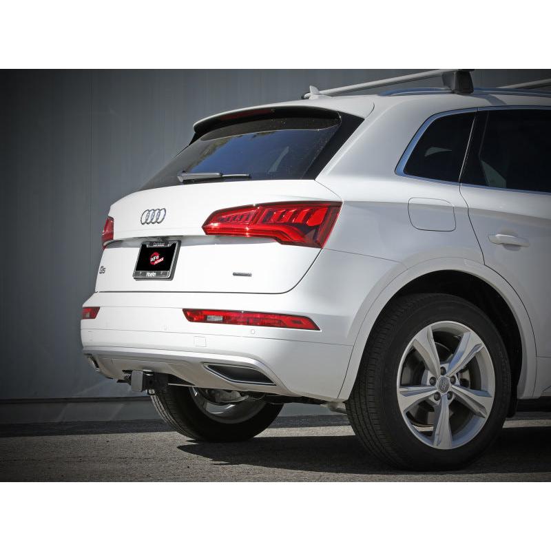 aFe MACH Force-Xp 17-21 Audi Q5 L4-2.0L (T) 3in to 2.5in Stainless Steel Cat-Back Exhaust System-SR1 Performance