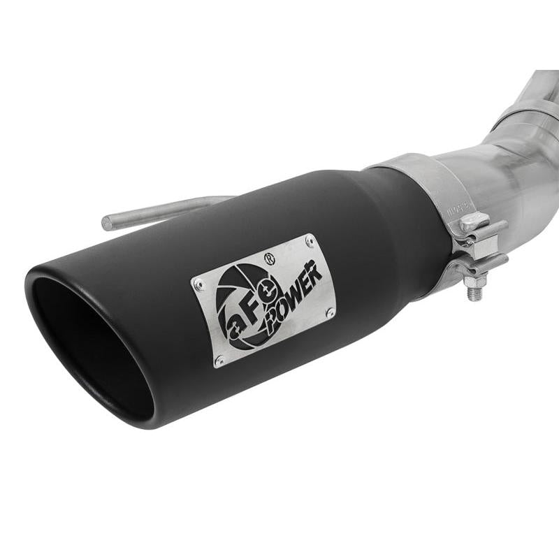 aFe MACH Force-Xp 3in to 3-1/2in 304 SS Cat-Back Exhaust w/Black Tip 17-18 Ford F-150 Raptor V6 3.5L-SR1 Performance